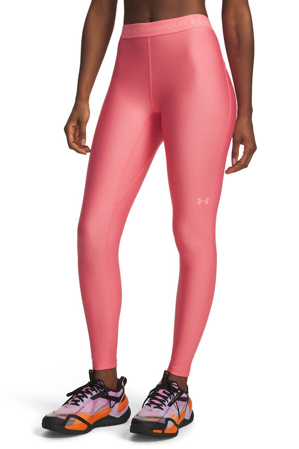 Under Armour Mallas compresivas deportivas t&eacute;cnicas rosa