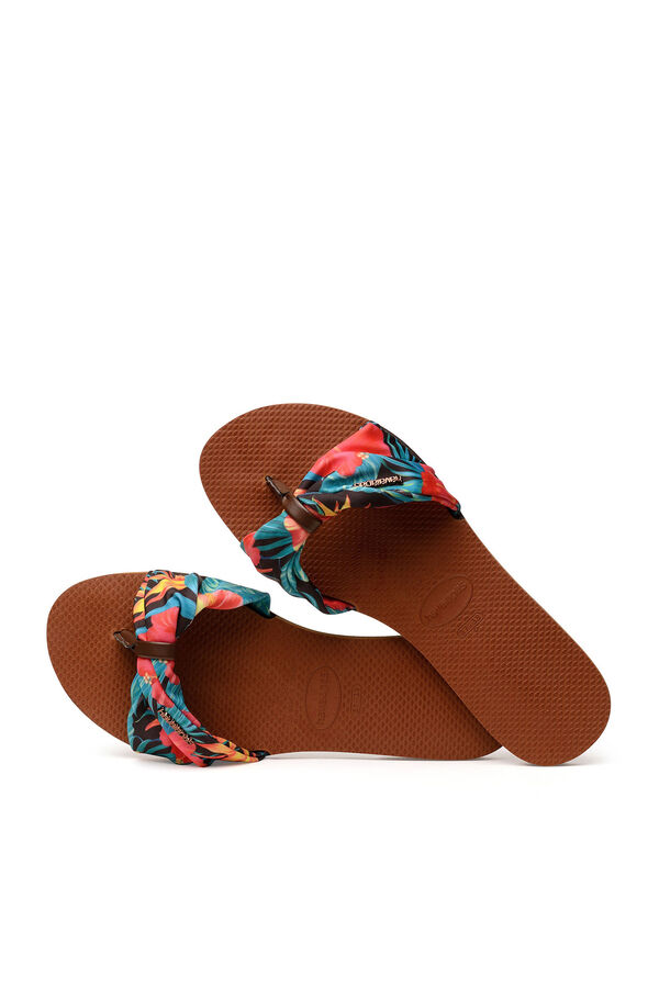 Havaianas You St Tropez flip-flops with fabric strap nude