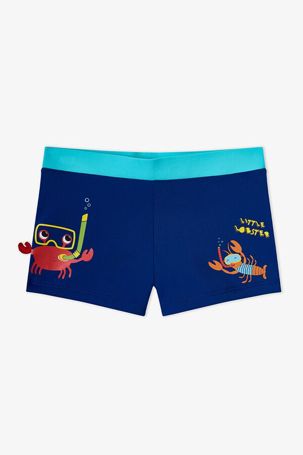Penti Fato de banho de crian&ccedil;a azul estampado