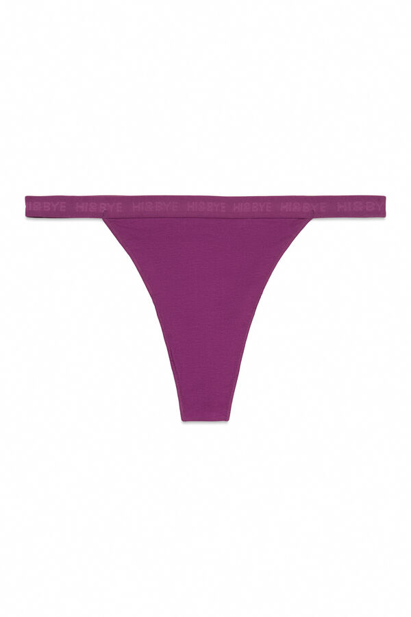 HI&BYE Paket od 3 ljubičaste, lila i bele japanke Bela