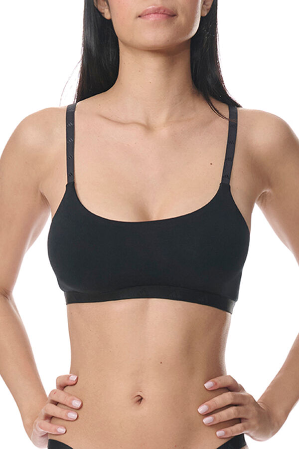 Adidas Sujetador active essential cotton  negro