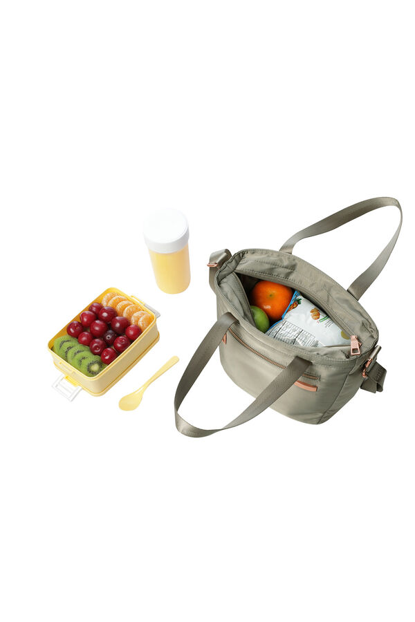Totto Pasiflora Lunchbag - Taupe Kaki