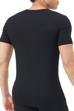 Adidas Pacote com 2 camisetas para homem de algod&atilde;o el&aacute;stico com gola em bico