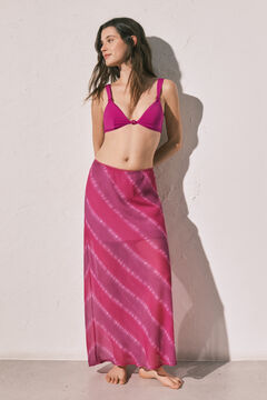 Women'secret Midi suknja od krep tkanine sa tie dye printom Roze