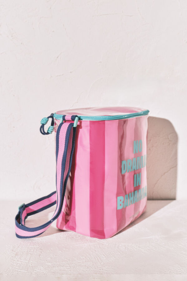 Women'secret Roze rashladna torba na pruge Roze