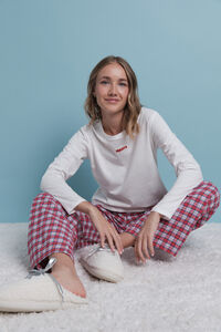 HI&BYE Dugi bokserski &scaron;orc 100% pamuk karo viki crven.