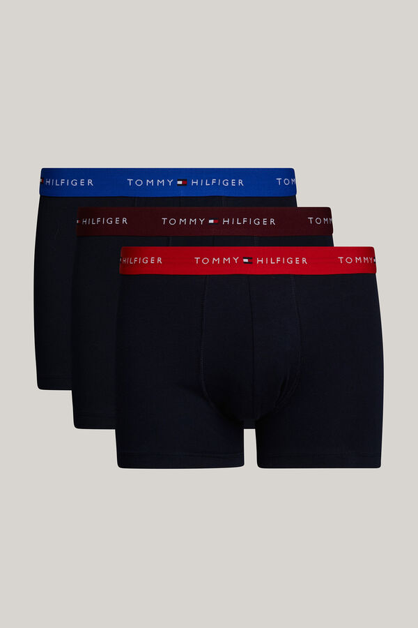 Tommy Jeans 3-pack of boxers with colourful waistbands printed