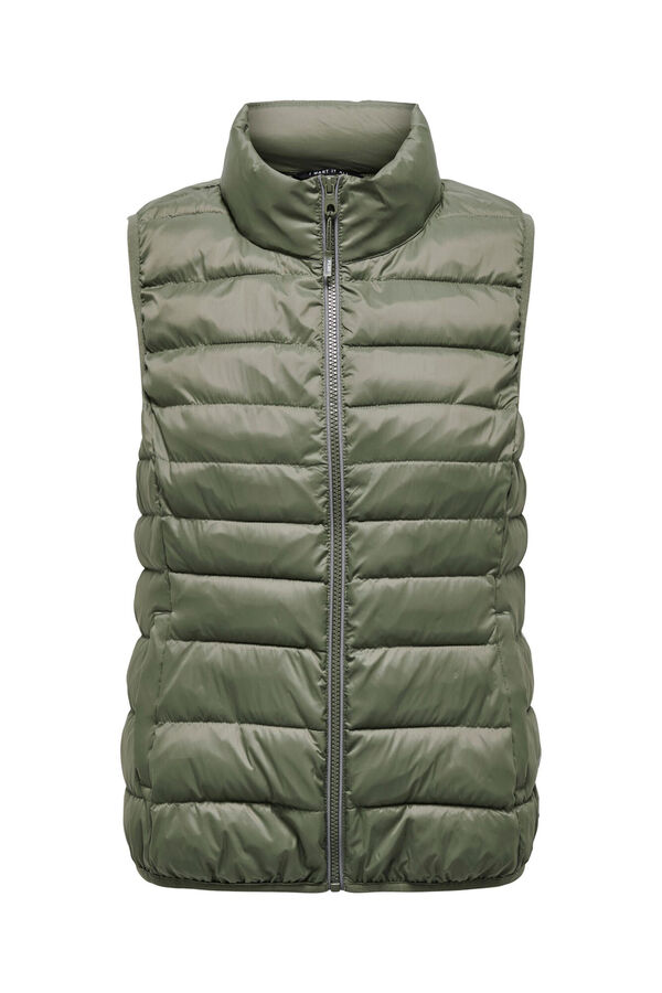 Only Play Chaleco acolchado verde