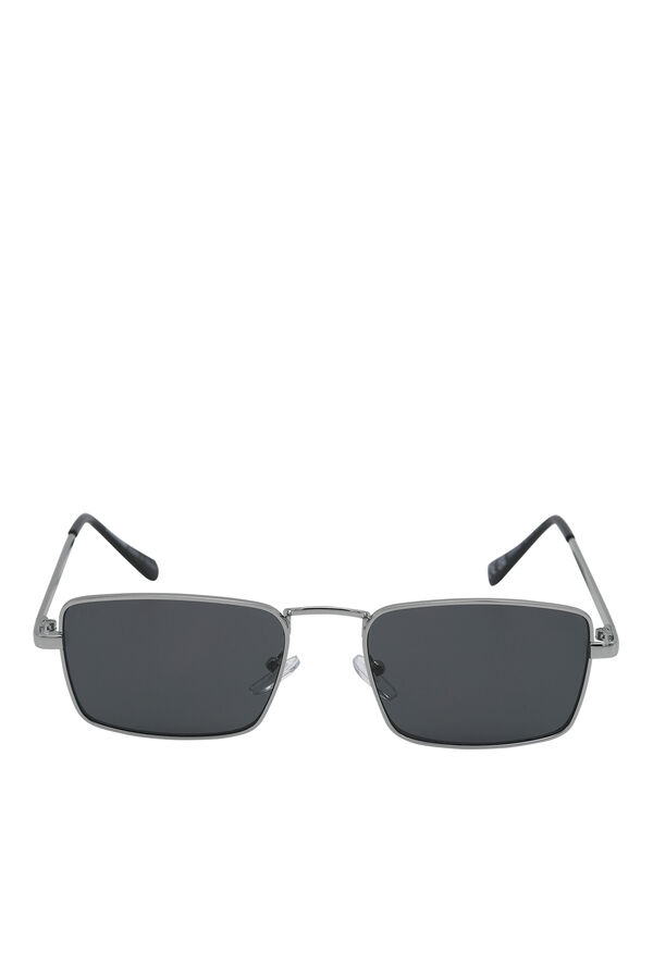 Jack & Jones Silberne Metallrahmen-Sonnenbrille Grau
