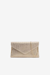 Vilanova Gold clutch bag grey