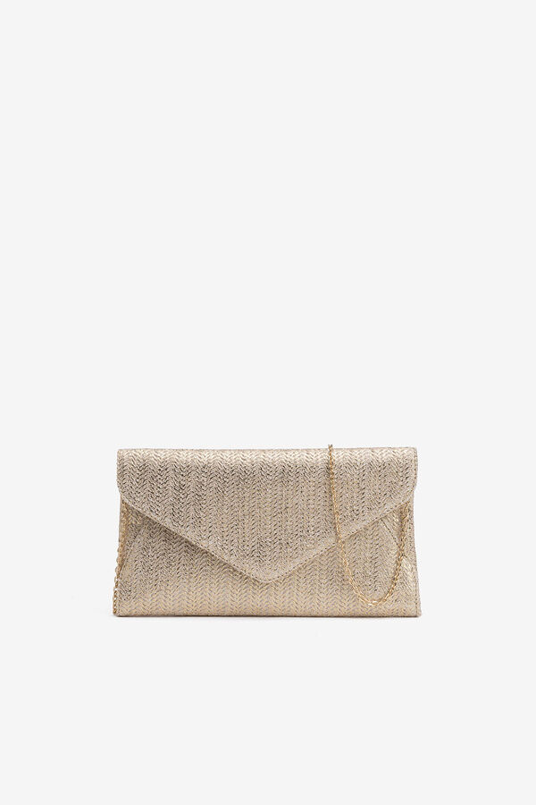 Vilanova Gold clutch bag grey