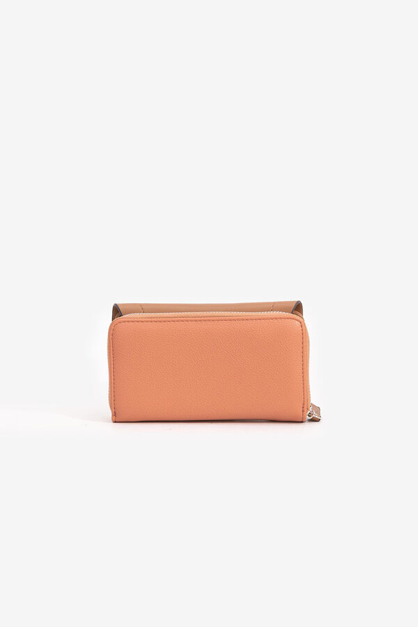 Vilanova Monedero mediano con solapa beige