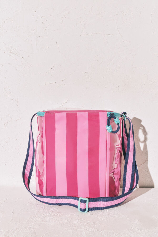 Women'secret Roze rashladna torba na pruge Roze