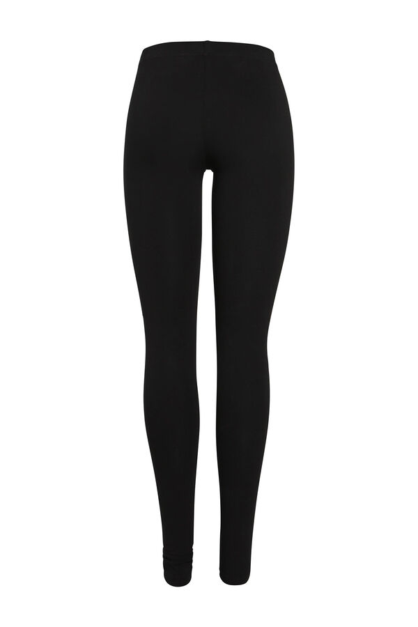 Womensecret Calças estilo legging compridas  preto