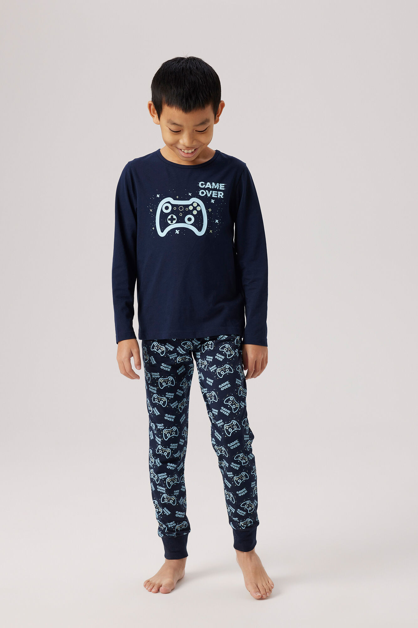 Name it Conjunto de pijama de menino de videogame