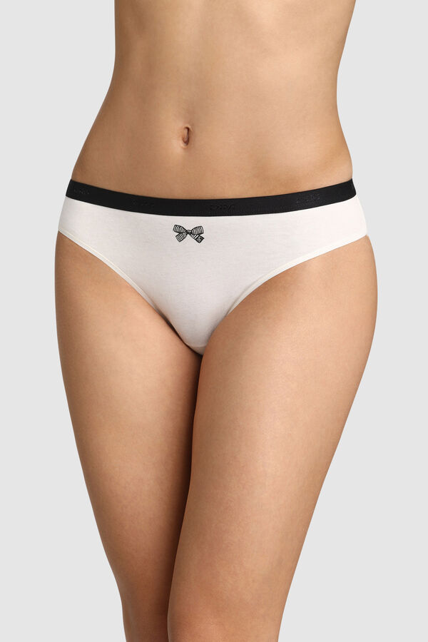 DIM Pack 3 bragas Pockets Coton estampado