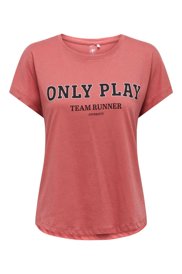 Only Play T-shirt team runner vermelho