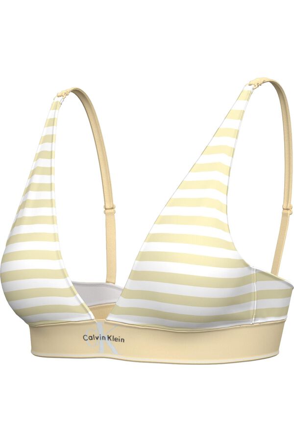 Calvin Klein Sujetador triangular rayas estampado