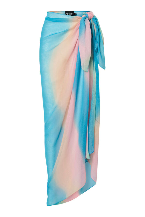 Pieces Pareo desbotado azul