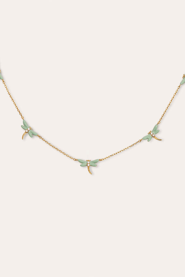 Singularu Collar Lib&eacute;lula Ba&ntilde;o Oro amarillo