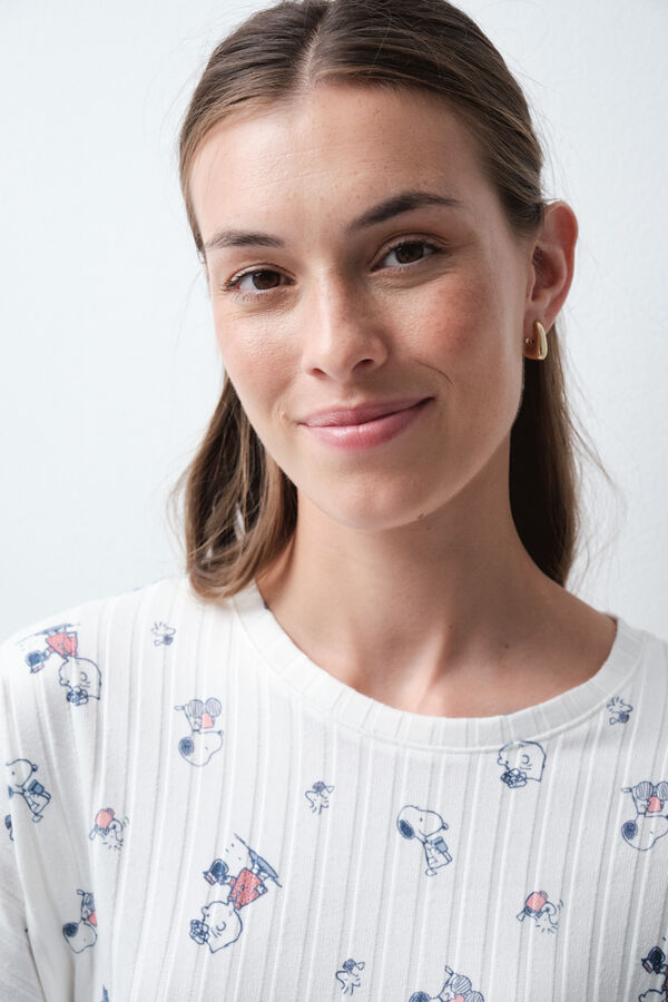 Women'secret Bela duga pidžama Snoopy Bela