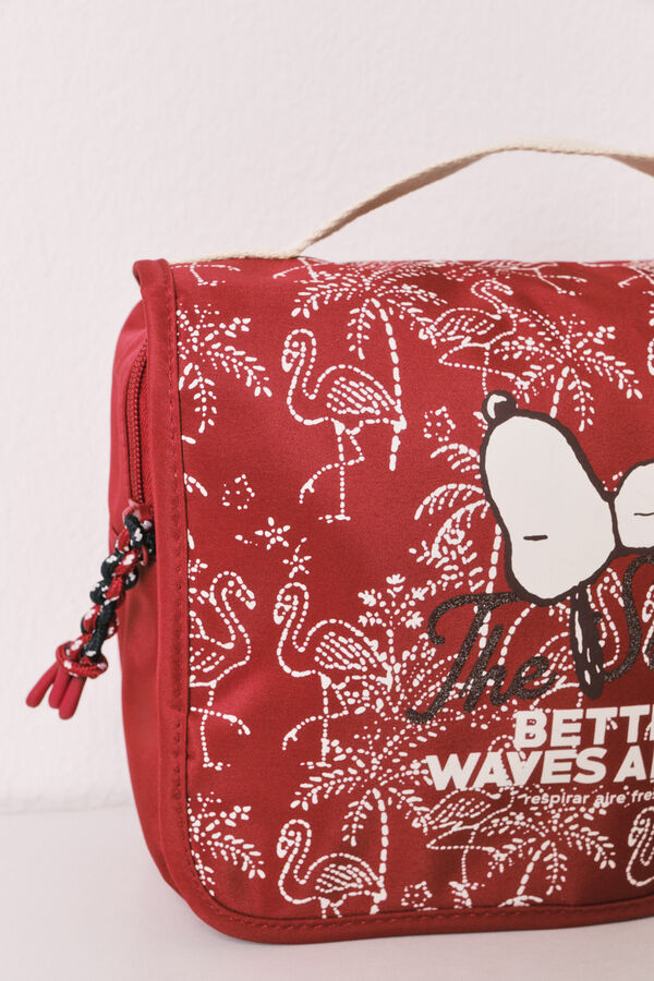 Women'secret Veliki neseser Snoopy sa kačenjem Bordo