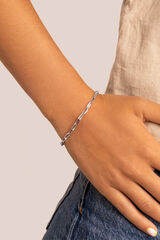 Singularu Silver Oval Chic bracelet grey