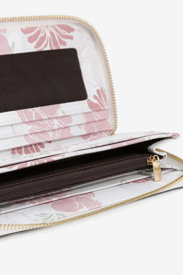 Vilanova Monedero Grande Floral beige
