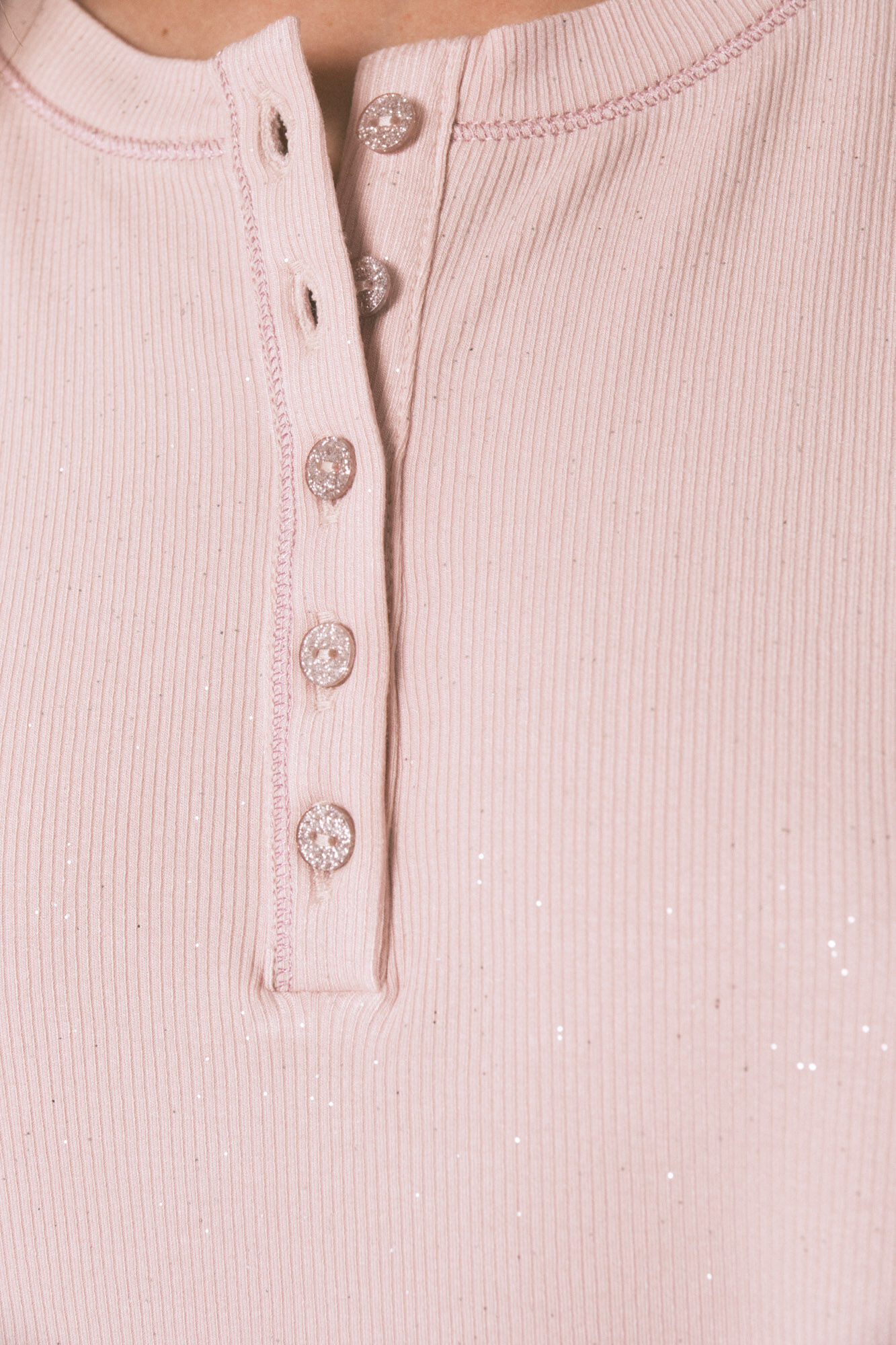 Women'secret Roze majica od viskoze sa dugi rukav i &scaron;ljokicama