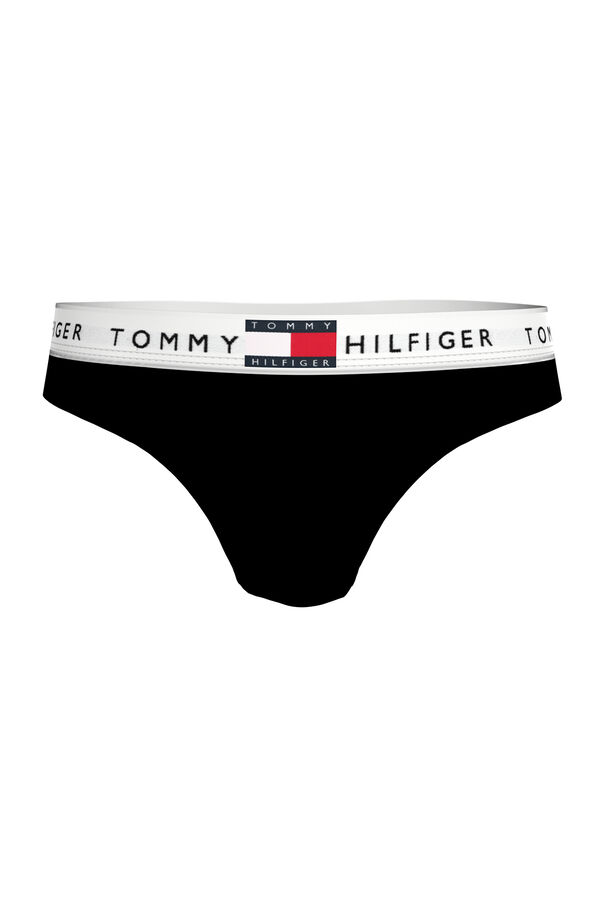 Tommy Jeans Tanga logo negro