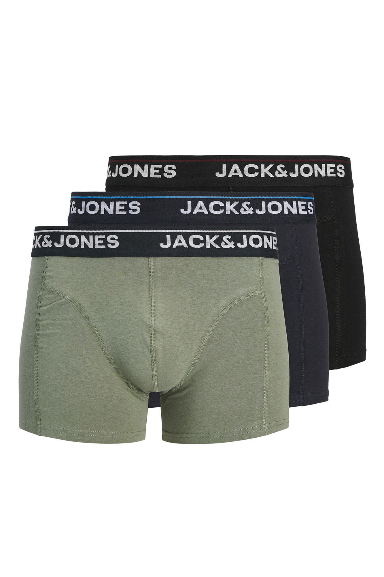 Jack & Jones Pack 3 boxer combinado logo