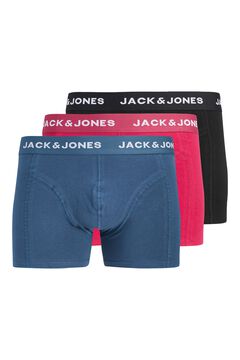 Jack & Jones Pack 3 boxers de algod&atilde;o