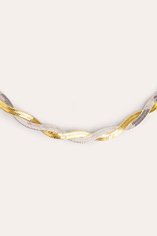 Womensecret Lisse Twister Mix steel necklace rávasalt mintás