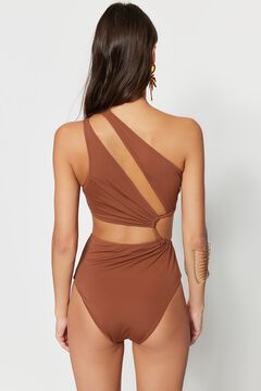 Trendyol Ba&ntilde;ador trikini asim&eacute;trico cut-out