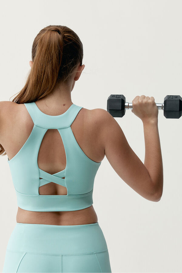 Born Living Yoga Top deportivo Ariadna azul claro azul