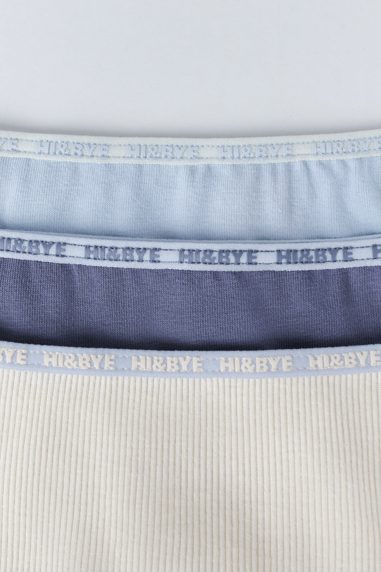 HI&BYE Paket od 3 klasične gaće u plavoj, žutoj i svetloplavoj boji