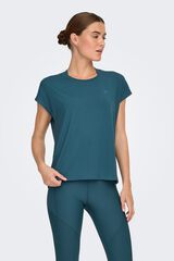 Only Play Camiseta manga corta deportiva azul