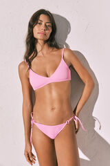 Women'secret Roze naborane brazilske gaćice za bikini Roze