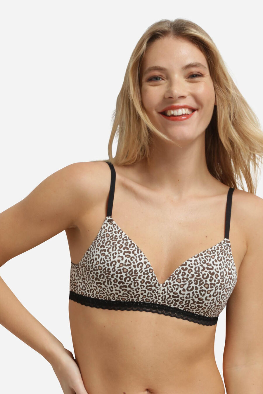 Sujetador sin aros microfibra