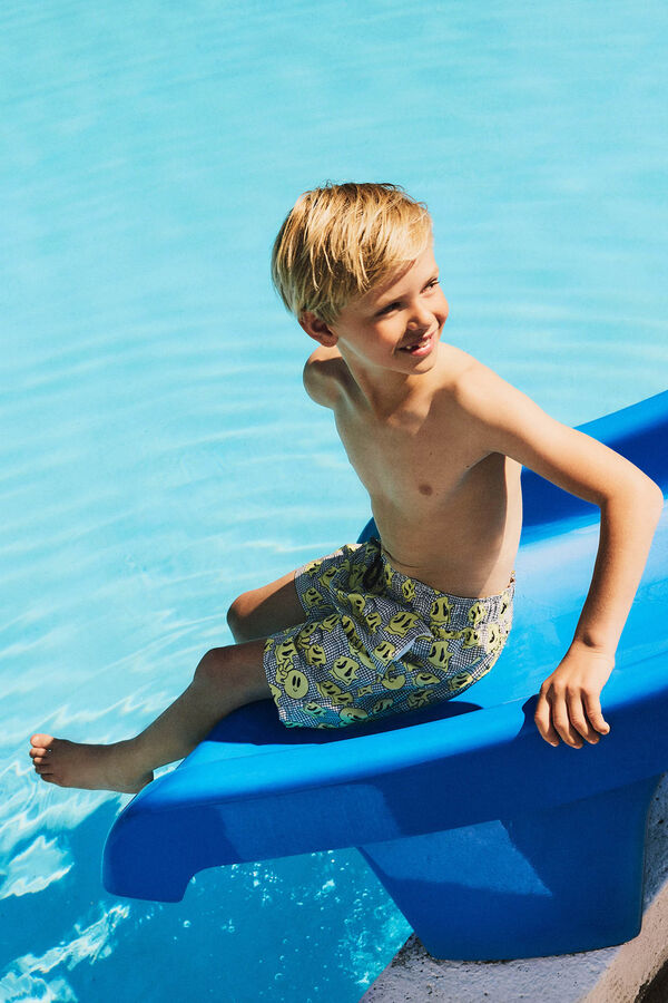 Name it Ba&ntilde;ador ni&ntilde;o estampado blanco