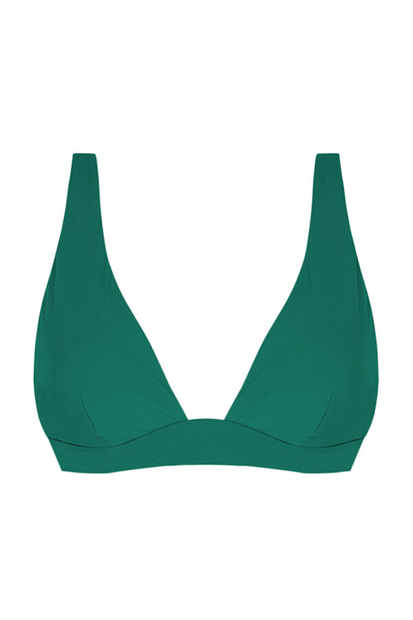 Womensecret Zeleni gornji dio bikinija s naramenicama oko vrata Zelena