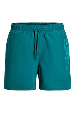 Jack & Jones Ba&ntilde;ador detalle logo contraste