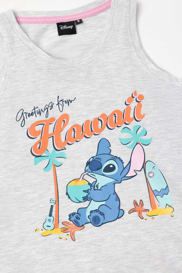 Admas Hawaii Stich r&ouml;vid pizsama sz&uuml;rke