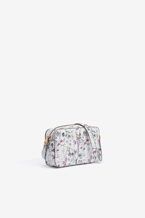 Vilanova Floral print crossbody bag white