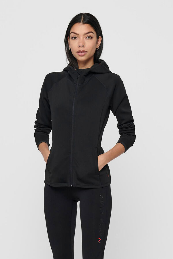 Only Play Sweatshirt with hood black