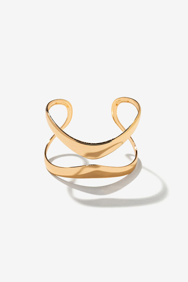 Vilanova Pulsera R&iacute;gida con Apertura amarillo