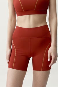 Born Living Yoga Pantal&oacute;n corto deportivo Brone rojo