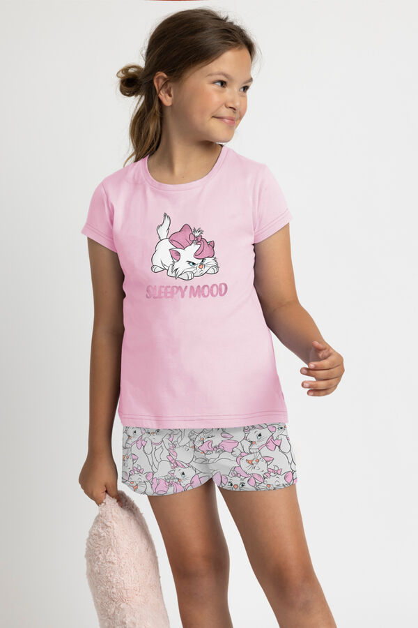Admas Pijama curto Marie Aristogatos rosa