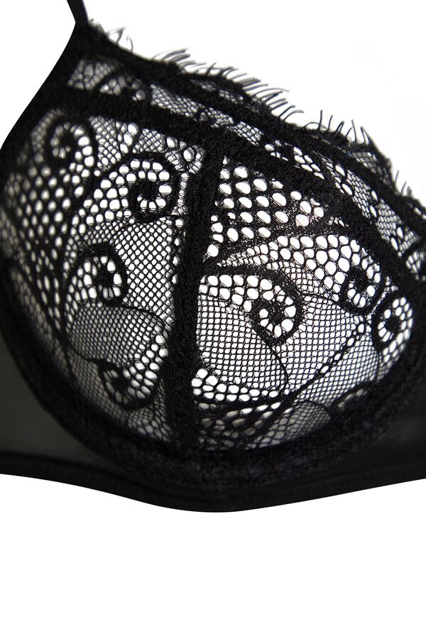 Trendyol Csipk&eacute;s &eacute;s ribetes feh&eacute;rnemű szett fekete