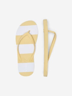 Only Chanclas de rayas en amarillo